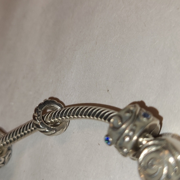 Vintage Pandora Charm Bracelet with Charms 925 - Picture 10 of 10